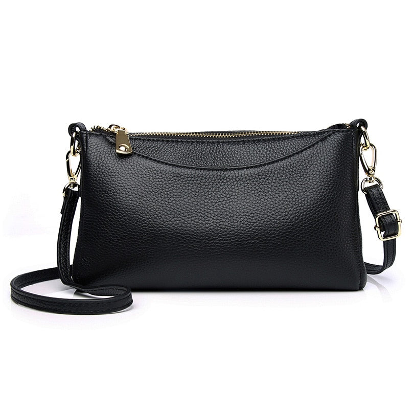 Realaiot Genuine Leather MINI Clutch bag Fashion Small Crossbody Bags For Women Luxury Handbag Ladies Shoulder Bag Clutch Purse