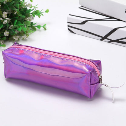 Realaiot 1 Pcs Kawaii Pencil Case Laser girl's heart is simple School Pencil Box Pencilcase Pencil Bag School Supplies Stationery