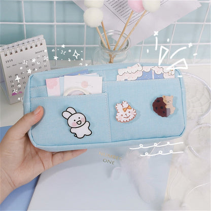 Cyflymder pencil case cute pencilcases material escolar girl back to school supplies piorniki estuche piornik kawaii bag pencil box