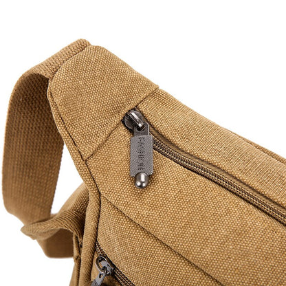 Cyflymder New Fashion  Canvas Men Shoulder bag Messenger bag Men Crossbody Bag Vintage male Leisure Sling bag Casual Boy