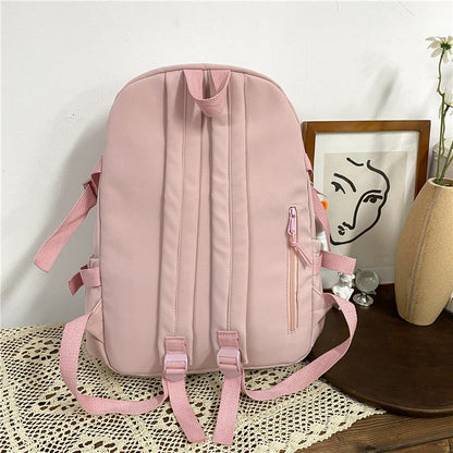 Realaiot Cute Women Large Capacity Backpack Waterproof Nylon Female Schoolbag College Lady Laptop Backpacks Kawaii Girl Travel Book Bags