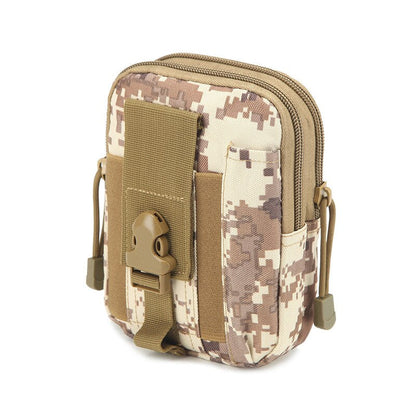 Cyflymder Military Molle Pouch Waist Bag Camo Waterproof Nylon Multifunction Casual Men Fanny Waist Pack Male Small Bag Mobile Phone Case