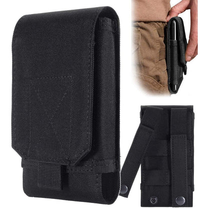 Realaiot Tactical Molle Phone Holster Pouch Universal Belt Waist Bag 5.5& Military Mobile Phone Pouch Hunting EDC Accessory Bag Nylon