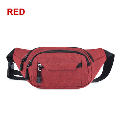 Cyflymder Men Women Waist Bag pack Purse Casual Large Phone Belt Bag Pouch Canvas Travel Phone Bag Fanny Banana Hip Bags