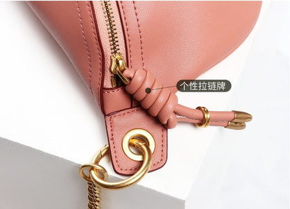 Realaiot Ins Korea Hot Fashion Style Woman Bags Genuine Leather Fanny Packs For Sport Outdoor Travel Bag For Ladies Girls Waist Bag