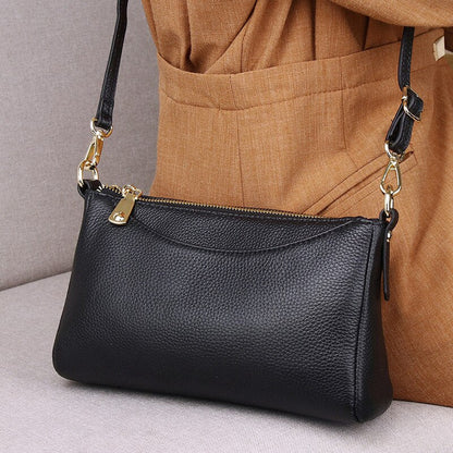 Realaiot Genuine Leather MINI Clutch bag Fashion Small Crossbody Bags For Women Luxury Handbag Ladies Shoulder Bag Clutch Purse