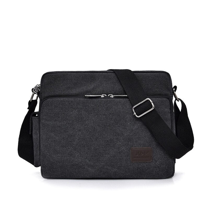 Cyflymder Man Canvas Messenger Bag High Quality Handbag Crossbody Bags Multifunction Tote Casual Bolsa Top-handle Male Shoulder Bags