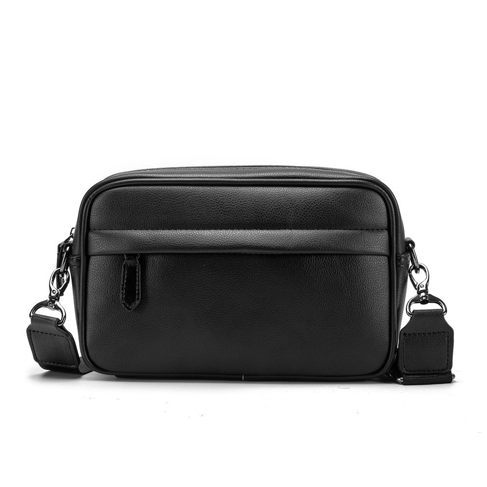 Cyflymder Luxury Brand Design Men Crossbody Bag Casual Solid Messenger Bag Mens Small Shoulder Crossbody Flap Bags Man Phone Handbag Male