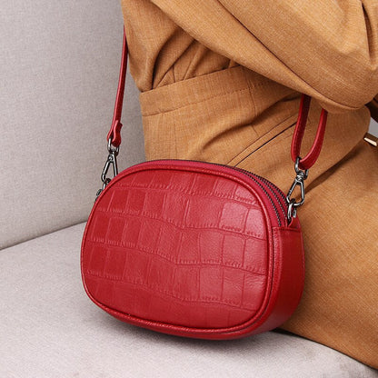 Realaiot Small Bags Hor High Quality Women Messenger Bags Female mini Shoulder Bag Vintage Genuine Leather Handbags Bolsa Feminina