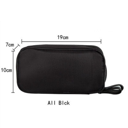 Realaiot 1 pc Solid Cosmetic Bag Korean Style Women Makeup Bag Pouch Toiletry Bag Waterproof Makeup Organizer Case necessaire