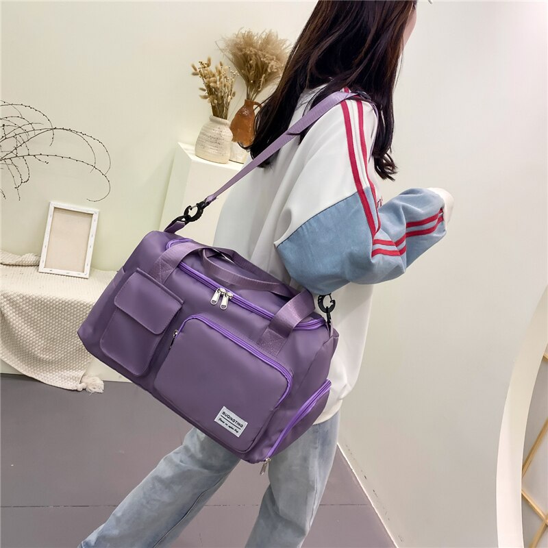 Cyflymder New Travel Bag Hand Luggage Duffle Bag Waterproof Sports Bags Fitness Yoga Gym Bag Large Capacity Weekend Bag For Women Bolsas