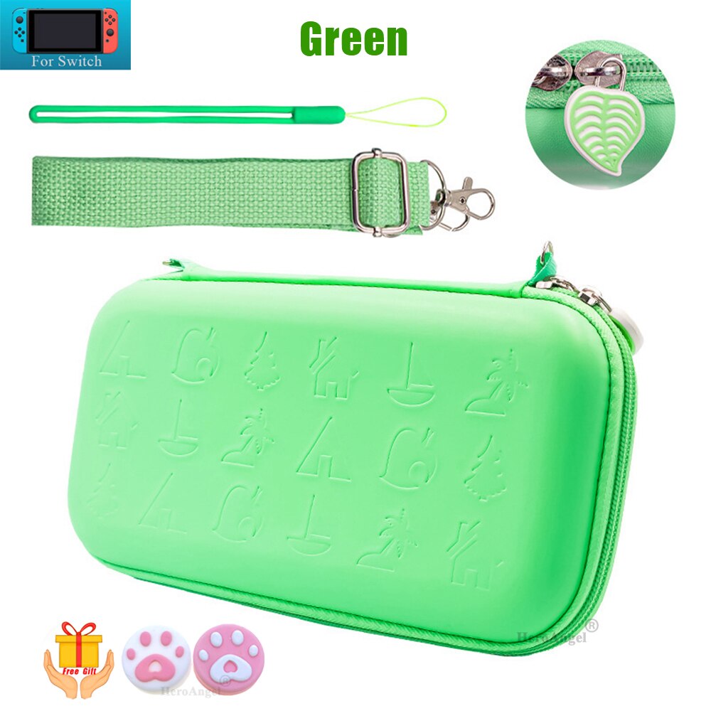 Realaiot 12cm*26cm*5cm Fruits Portable Shoulder Strap Lanyard Travel Storage Bag For Nintendo Switch Game Console Box Shell Cover Case