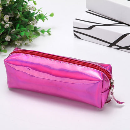 Realaiot 1 Pcs Kawaii Pencil Case Laser girl's heart is simple School Pencil Box Pencilcase Pencil Bag School Supplies Stationery