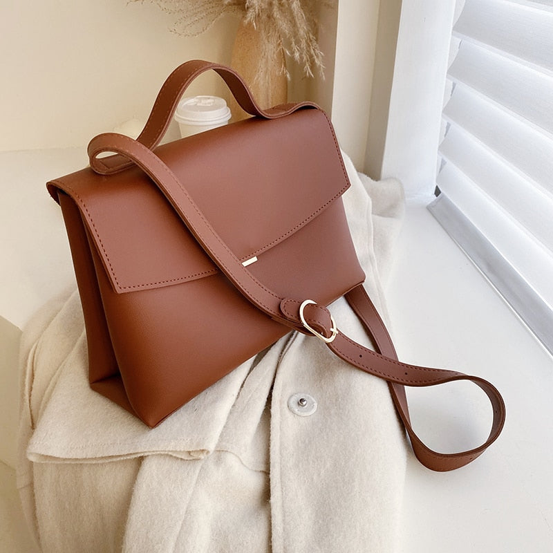 Realaiot Vintage Fashion Female Tote Bag New High Quality PU Leather Women's Designer Handbag High capacity Shoulder Messenger Bag