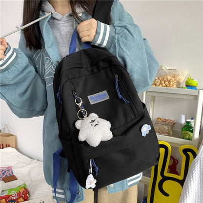 Realaiot Large Capacity Women Backpack Laptop Backpacks School Backpack for Teenage Girls Boys  Korean Style Book Bag Kids School Bags