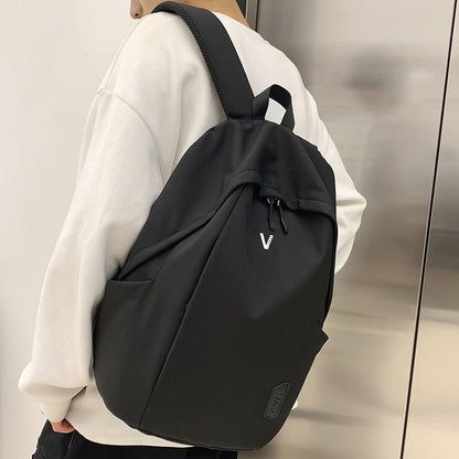 Realaiot Trendy Lady Waterproof High Capacity Book Backpack Girl Boy College Backpack Male Female Travel Bag Fashion Men Women Laptop Bag