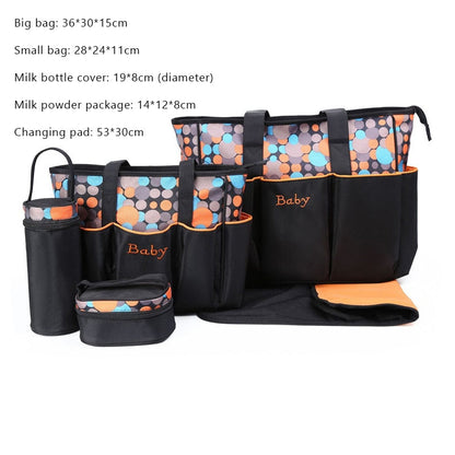 Realaiot Hot Sell Diaper Bag Maternity Packs Shoulder Baby Bag Women Travel Handbag for Baby Nursing Mummy Maternity Nappy Bag