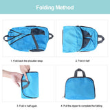 Realaiot Foldable Backpack Camping Hiking Ultralight Folding Travel Daypack Bag Outdoor Mountaineering Sports Daypack for Men Women