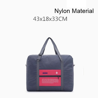 Cyflymder Portable Folding Casual Travel Bag Large Capacity Weekend Duffle Women Men Handbags Luggage Tote Organizer Accessories Supplies