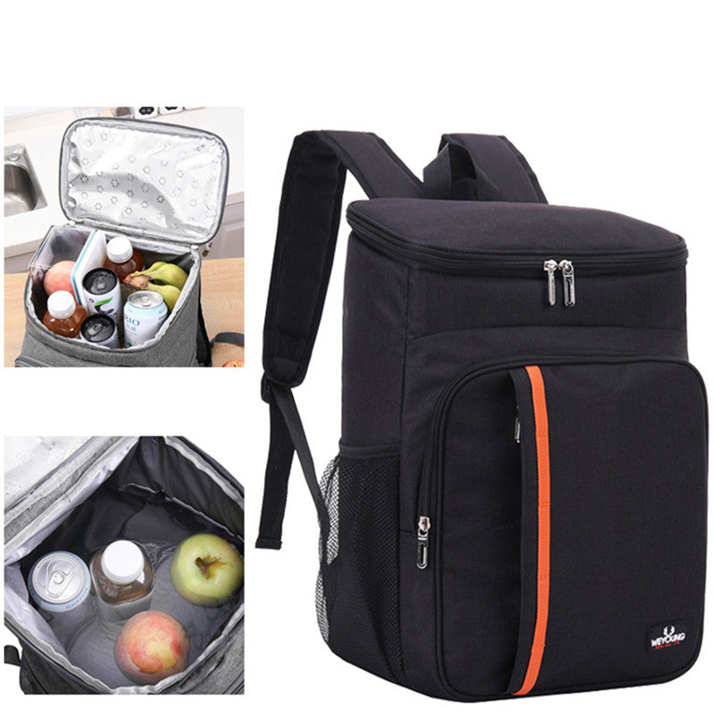 Realaiot 15/18/35L Extra Large Thermal Food Bag Cooler Bag Refrigerator Box Fresh Keeping Food Delivery Backpack Insulated Cool Bag