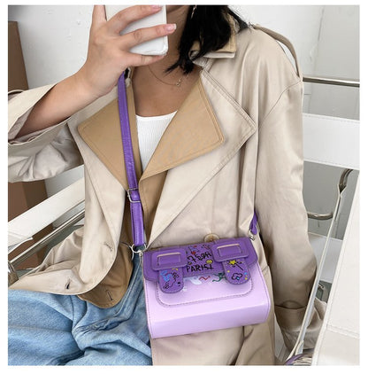 Cyflymder New Fashion Women Bag Cute Crossbody Bag for Girl  Shoulder Bag Letter Messenger bag Harajuku Japanese Lolita Handbag