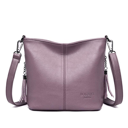 Realaiot Soft Leather Hand Crossbody Bags for Women New Luxury Handbags Women Casual Shoulder Bag Designer Tote Bag bolsa feminina