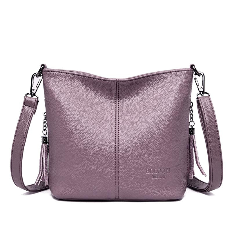 Realaiot Soft Leather Hand Crossbody Bags for Women New Luxury Handbags Women Casual Shoulder Bag Designer Tote Bag bolsa feminina