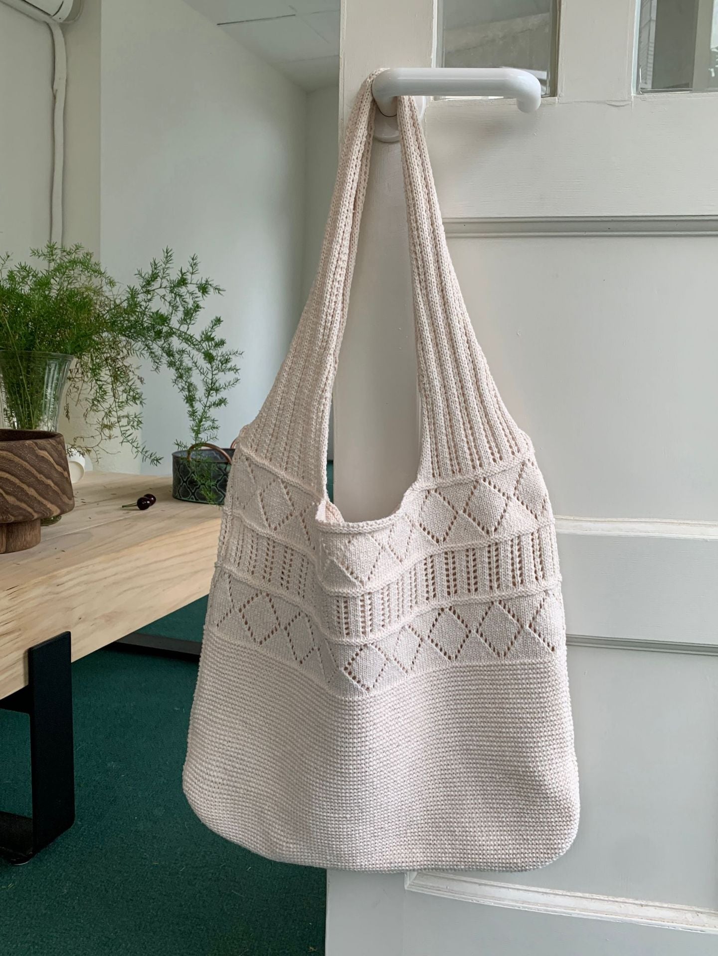 Realaiot Casual Hollow Woven Women Shoulder Bags Designer Knitting Handbags Large Capacity Tote Summer Beach Bag Shopper Sac