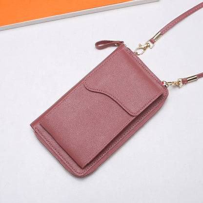 Realaiot Women's Small Crossbody Shoulder Bags PU Leather Female Cell Phone Pocket Bag Ladies Purse Card Clutches Wallet Messenger Bags