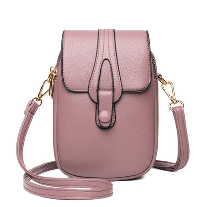 Realaiot Small Handbag for Women Solid Color Crossbody Bag Shoulder Bag Female High Quality Messenger Bag Ladies Phone Purse