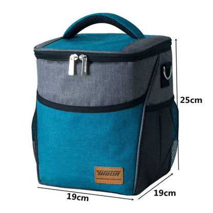 Cyflymder Men Large Shoulder Insulated Cooler Bag Women Thermal Lunch Bag Tote Portable Picnic Ice Pack Drink Food Beer Storage Container