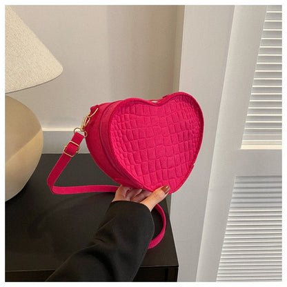 Realaiot Fashion Vintage Heart Women Handbags Luxury Designer Handbag Heart Bags for Women Women's Shoulder Messenger Trend