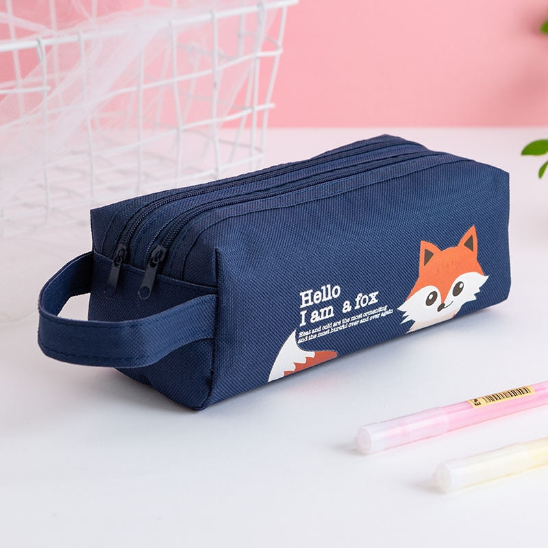 Cyflymder Pencil Case Kawaii Korean Stationery Pencil Pouch Large Capacity Pencil Bag Astuccio Estojo Escolar Trousse Scolaire Pencilcase