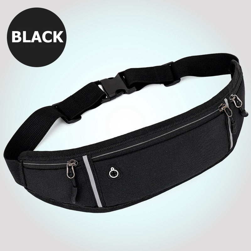 Cyflymder Professional Running Waist Bag Sports Belt Pouch Mobile Phone Case Men Women Hidden Pouch Gym SportsBags Running Belt Waist Pack