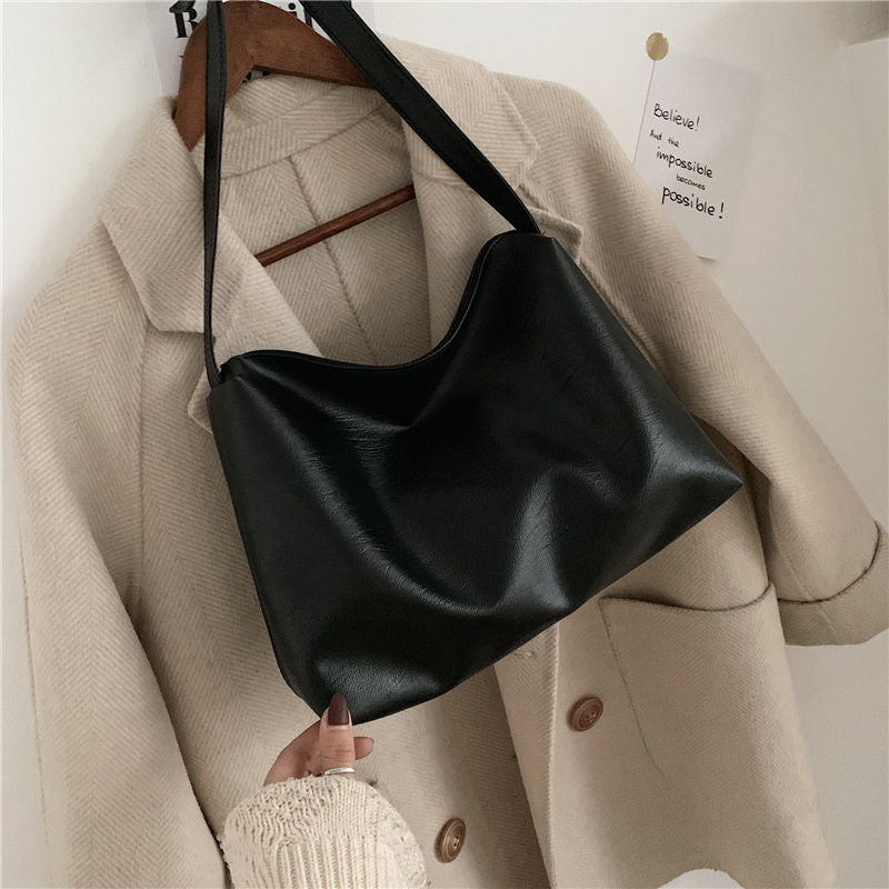 Realaiot Fashion Women Messenger Bag Large Capacity Ladies Daily Casual Tote Soft PU Leather Female Big Shoulder Bags Purse Handbags