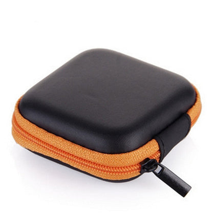 Realaiot EVA Mini Portable Earphone Bag Coin Purse Headphone USB Cable Case Storage Box Wallet Carrying Pouch Bag Earphone Accessories