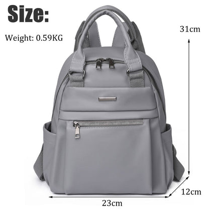 Cyflymder Leather Woman Backpacks New Female Fashion Portable Backpack Travel Casual Bag Mochilas Designer School Bags for Teenage Girls