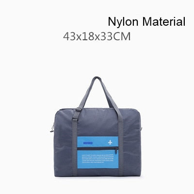 Cyflymder Portable Folding Casual Travel Bag Large Capacity Weekend Duffle Women Men Handbags Luggage Tote Organizer Accessories Supplies