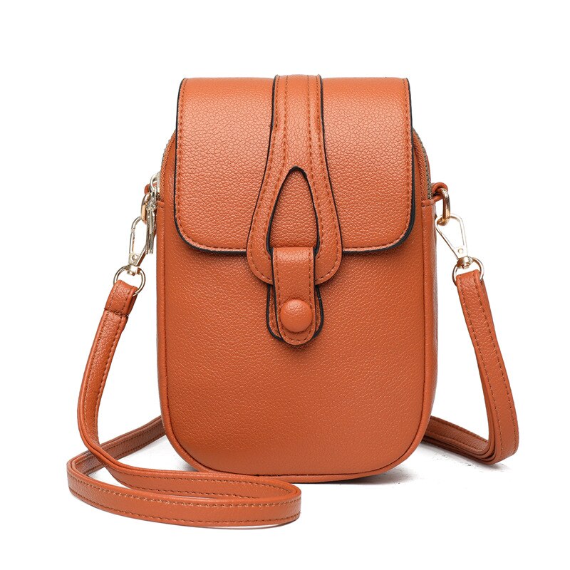 Realaiot Small Handbag for Women Solid Color Crossbody Bag Shoulder Bag Female High Quality Messenger Bag Ladies Phone Purse