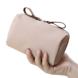 Realaiot Simple Solid Color Cosmetic Bag for Women New Makeup Bag Pouch Toiletry Bag Waterproof Make Up Purses Case Hot
