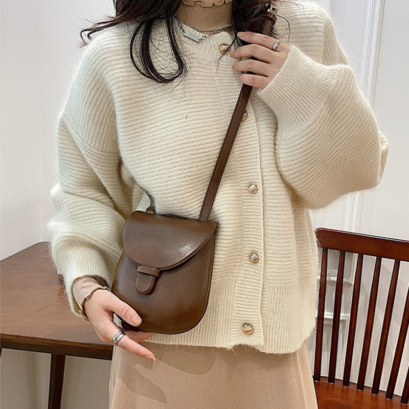 Realaiot Casual Small Box Designer Bag Women's Shoulder Crossbody Bags New Fashion Pu Leather Messenger Bag Handbags for Women