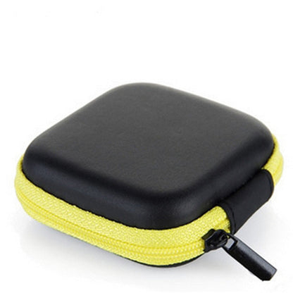 Realaiot EVA Mini Portable Earphone Bag Coin Purse Headphone USB Cable Case Storage Box Wallet Carrying Pouch Bag Earphone Accessories