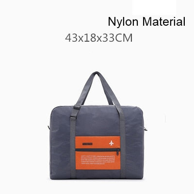 Cyflymder Portable Folding Casual Travel Bag Large Capacity Weekend Duffle Women Men Handbags Luggage Tote Organizer Accessories Supplies