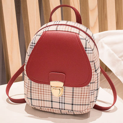 Cyflymder Mini Crossbody Bag for Teenage Girl Plaid Women Shoulder Phone Purse Korean Style New Trendy Female