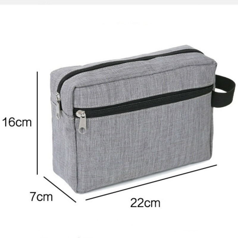 Realaiot Fashion Storage Cosmetic Bags Travel Cosmetic Bag Waterproof Toiletry Wash Kit Storage Hand Bag Pouch for Women Men Male Handbag