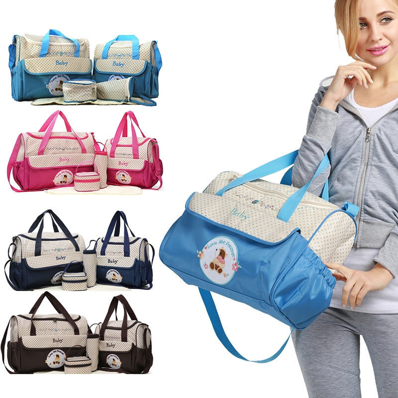 Realaiot Hot Sell Diaper Bag Maternity Packs Shoulder Baby Bag Women Travel Handbag for Baby Nursing Mummy Maternity Nappy Bag