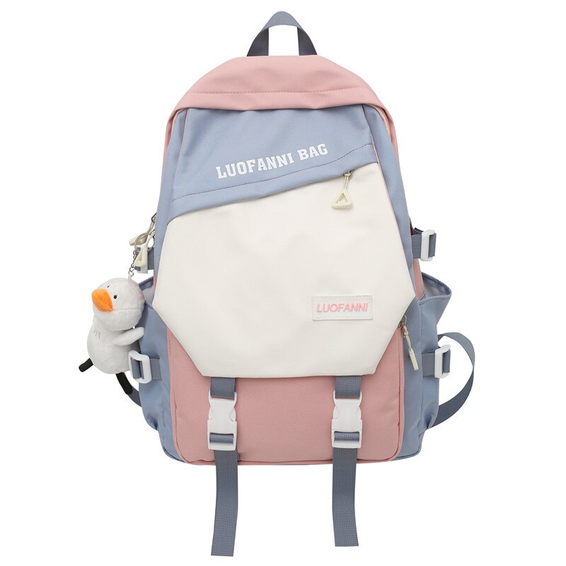 Cyflymder New Women Waterproof Nylon Laptop Harajuku Book Bag Girl Kawaii Travel School Bag Fashion Cool Female Lady College Backpack Cute