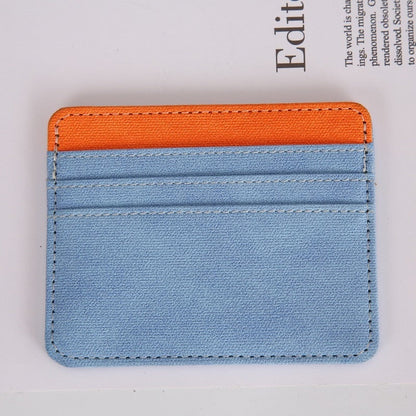 Cyflymder New Multi Slot Artificial Pu Credit Card Case Mini Id Card Holder Small Purse for Man Women Slim Wallet Card Bag Cardholder