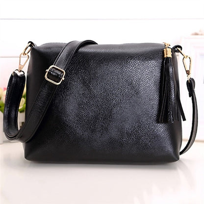 Realaiot Designer Women Crossbody Bag Soft Pu Leather Shoulder Bag Good Quality Messenger Bag Small Size Purse Ladies Handbags