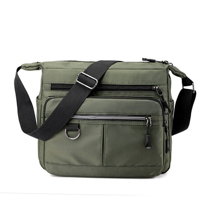 Cyflymder New Shoulder Men's Bag Waterproof Canvas Luxury Design Crossbody Handbag Large Capacity Messenger Bags for Men